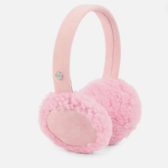 UGG KIDS SHEEPSKIN EARMUFFS, CANDY PINK, New In Gift Box, ONE SIZE